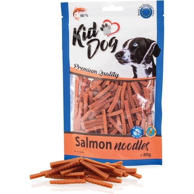 KIDDOG mäsové rezančeky losos pre malé psy a mačky 80 g