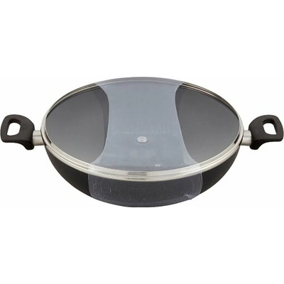 Go Cook Pánev Wok se skleněnou poklicí 32 cm