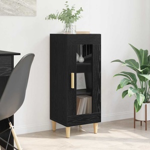 vidaXL Служебен шкаф Черния дъб 34.5 x 32.5 x 90 см (880972)
