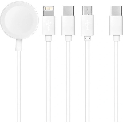 4W1 Type C to Lightning Type C Micro USB Apple Watch 3W 2A C3186 1,2 M