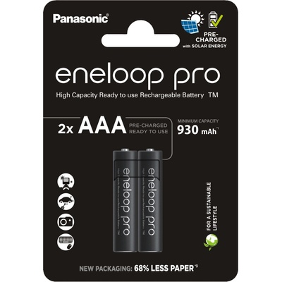 Panasonic Eneloop PRO AAA 2ks 4HCDE/2BE