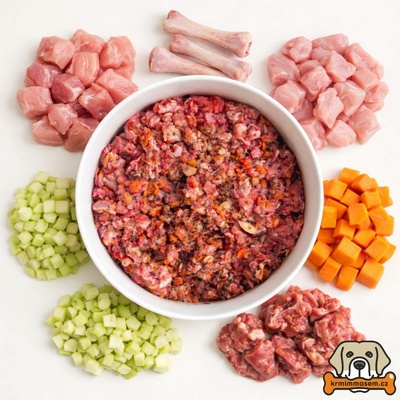 B.A.R.F. Company Vepřík krůta komplet 1 kg