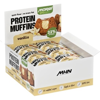 MHN | More Healthy Nutrition Protein Muffin with Zero Added Sugar | New Improved Formula [12 x 50 грама] Ванилия