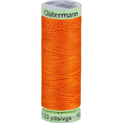 Prima-obchod Polyesterové nitě Gütermann Jeans návin 30 m, barva 350 oranžová