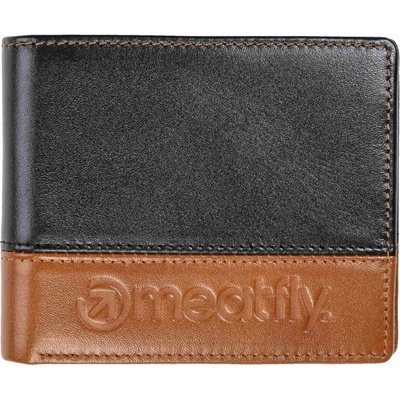 Meatfly kožená Eddie Premium Black / Oak