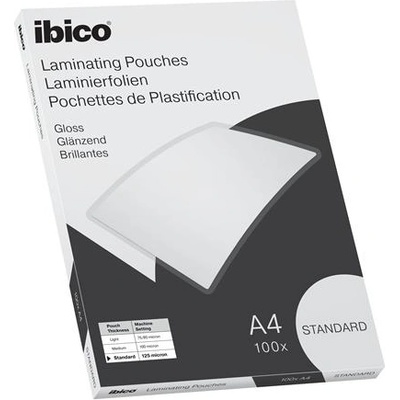 Ibico Фолио за термоламиниране, 125 микрона, A4, гланц, IBICO "Standard" 627310 (E627310)