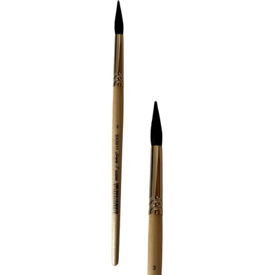 Štetec Simply-T Academy SX3011 - okrúhly, krátka rukoväť Veľkosť štetca: 3