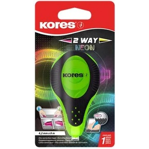 Kores Ремонтен валяк, 4, 2 мм x 8 м, KORES "2WAY Neon", смесени цветове 84321 (84321)