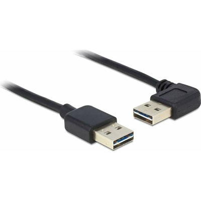 Delock 85176 USB 2.0 USB-A zástrčka USB-A zástrčka 0.50m černý