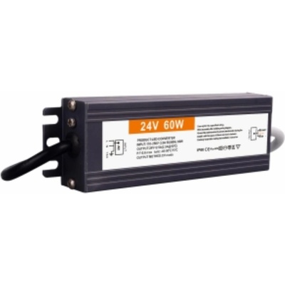 Lightex Led ДРАЙВЪР 60w 24v 2 ip67 АЛУМИНИЙ (3800883144153)