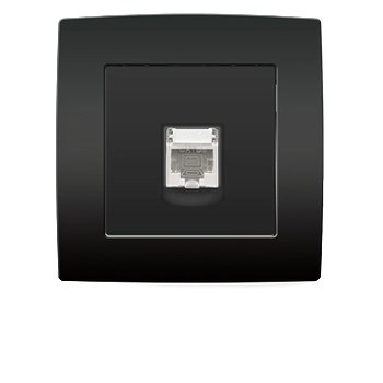 ELMARK City КОМПЮТЪРЕН КОНТАКТ rj45 cat5e АНТРАЦИТ (193281)