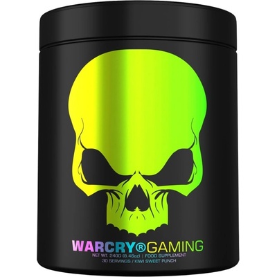 GENIUS NUTRITION Warcry Gaming | with Caffeine, Bacopa & Rhodiola [240 грама] Kiwi Sweet Punch