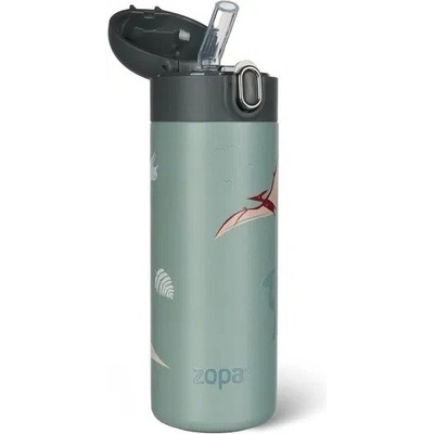 Zopa Termoska na tekutiny s brčkem 400 ml Dino