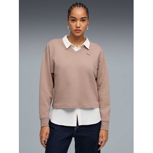 PUMA Блуза ESS ELEVATED Comfort V-neck Crew DK (69181688)