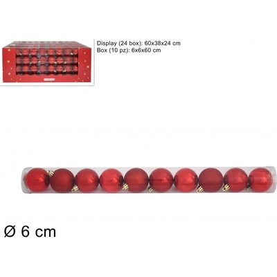 MAKRO Gule vianočné 6cm 10ks