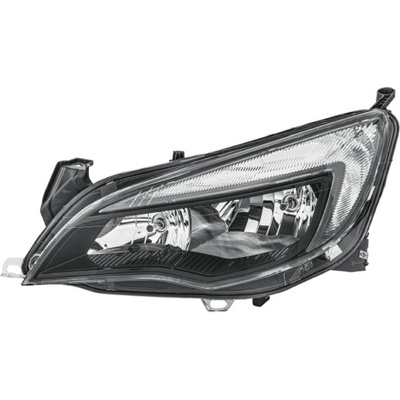 HELLA přední světlo H7+H7 (el. ovládané + motorek) černé 1EG 010 011-371