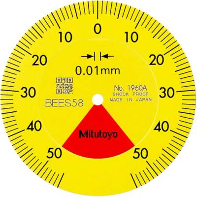 Mitutoyo Úchylkoměr číselníkový analogový s očkem 1/0,01mm iso nárazuvzdorný mitu-1960a