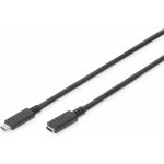 SBOX Кабел ASSAMANN AK-300210-020-S, от USB C(м) към USB C(ж), 2m (AK-300210-020-S)