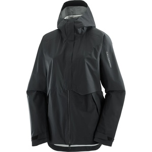 Salomon Дамско водоустойчиво яке Salomon Women's Outerpath Pro 2.5L Jacket Waterproof jacket - Deep Black - размер XL (102-5214-0115)