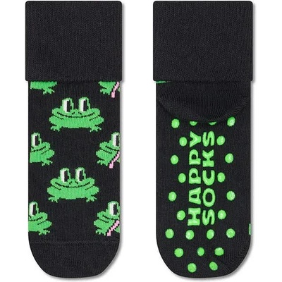 Чорапи Happy socks Frog anti-slip socks - Black (Black)