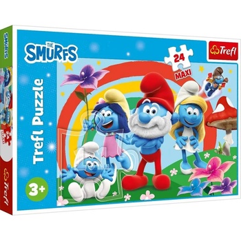 Trefl - Puzzle The Smurfs 24 maxi - 1 - 39 piese