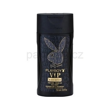 Playboy Vip Black Edition for Him sprchový gel 250 ml