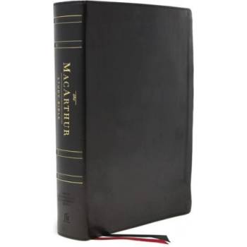 NASB, MacArthur Study Bible, 2nd Edition, Genuine Leather, Black, Comfort Print