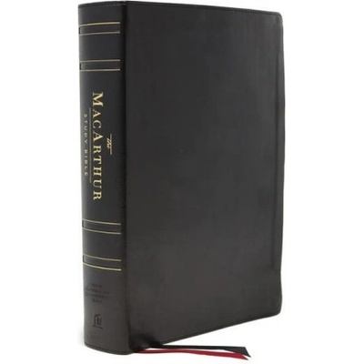 NASB, MacArthur Study Bible, 2nd Edition, Genuine Leather, Black, Comfort Print | John F. MacArthur, Thomas Nelson