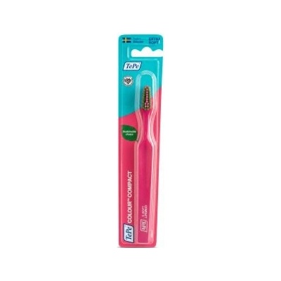 TePe Colour Compact zubní kartáček Pink Extra Soft
