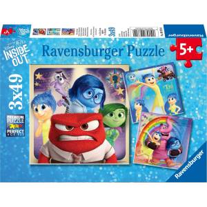 Ravensburger - Puzzle 3x49 Inside Out 2: Emotion - 40 - 99 piese