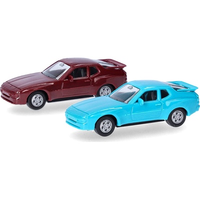 Herpa Sada 2ks: Porsche 944 minikit v stavebnice 1:87