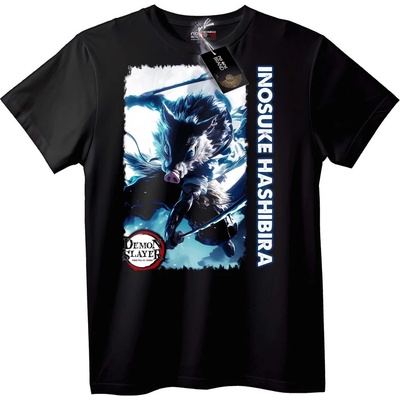 NOONEBRAND Тениска Demon Slayer Иносуке - 2XL, Black