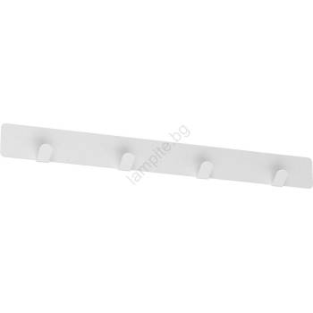 Luminex Стенна закачалка за кърпи 40 см бяла (lu9903)