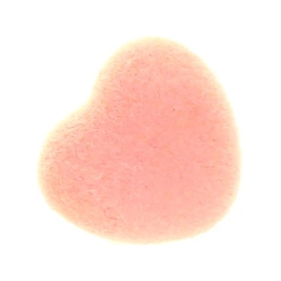 Nos srdíčko růžové plyšové 12 mm