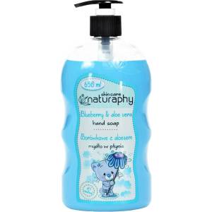 Skin Care Naturaphy Детски течен сапун с боровинка и алое вера Naturaphy 650 мл 30025 (5908311418741)