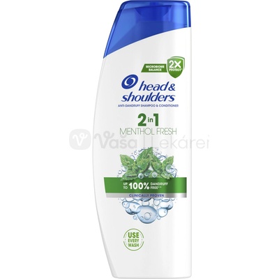 Head & Shoulders Menthol šampón proti lupinám pre osvieženie normálnych vlasov 400 ml