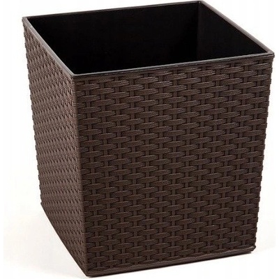 Lamela Květináč Juka 250 x 250 mm ratan mokka
