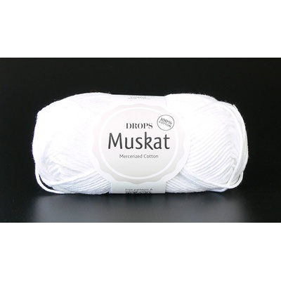 Příze DROPS Muskat 18 - bílá