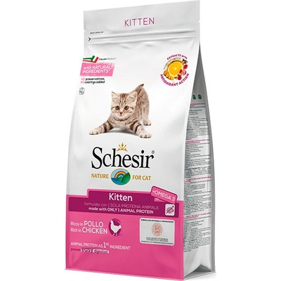 Schesir Kitten Kuřecí s rýží 1,5 kg