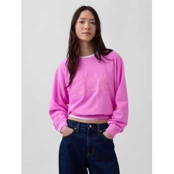GAP Овърсайз суитчър с логото на GAP GAP | Rozov | ЖЕНИ | XXS
