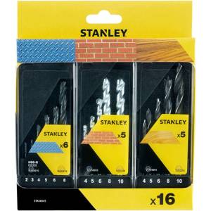 STANLEY - Комплект свредла от 16 части STA56045-QZ (STA56045-QZ)