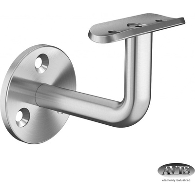 Hahn Nerezový držák madla O42,4 mm pro montáž na zeď, AISI 316 – Zboží Mobilmania