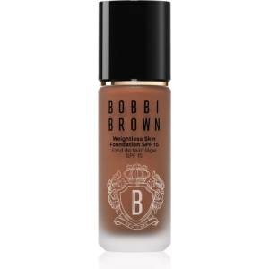 Bobbi Brown Weightless Skin Foundation SPF 15 дълготраен фон дьо тен с хидратиращ ефект цвят Cool Walnut 30ml
