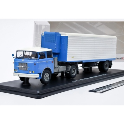 Premium ClassiXXs LIAZ 706 RTTN s návěsem Modrá/bílá 1:43
