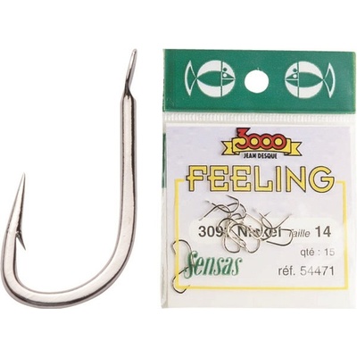 Sensas Háčky Feeling 3091 Nickel 15ks vel.20