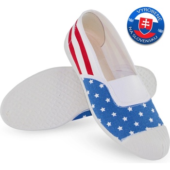 Happy Feet Gymnastics Americana US-5387 modro červeno biela