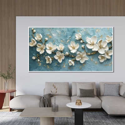 Decono Картина Магнолия в Синьо