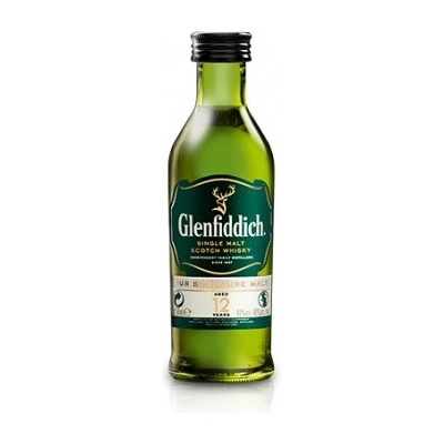 Glenfiddich 12y 40% 0,05 l (holá láhev)