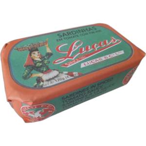 Luças & Cª Португалски сардини в лют доматен сос с пири-пири (zwst02)