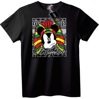 NOONEBRAND Тениска Mickey Mouse с племенен шапкар - S, White
